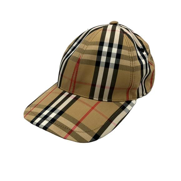 Burberry Snapback Cap Nova Check - Picture 1 of 8